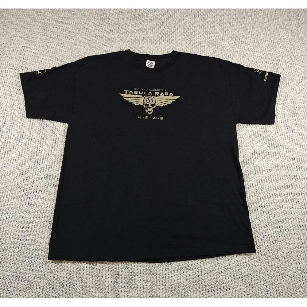 Tabula Rasa Richard Garriott's Delta Pro Weight Black‎ Men's T-Shirt Size  XL
